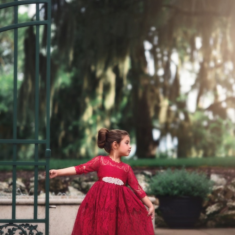 Trish Scully BELLA RAFAELA DRESS & BELT Size 7 - Picture 2 of 4